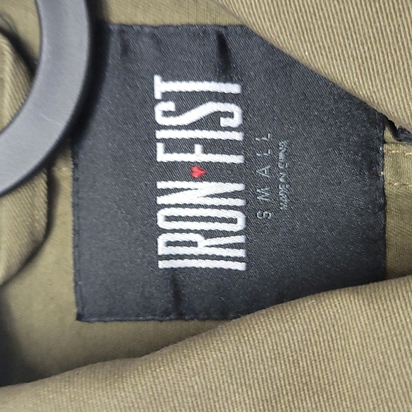 Iron Fist Bone In Military Jacket Olive Green S - Picture 4 of 7